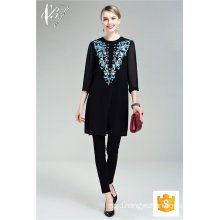 2017 Elegant Black Chiffon Boutique Dress Casual Dress Women